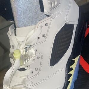 Jordan White and Black Athletic Shoes